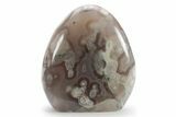 Free-Standing, Polished Flower Agate - Madagascar #205445-1